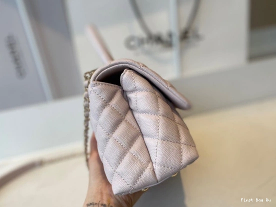 First Bag Ru FLAP WITH BAG CHANEL TOP HANDLE 0815